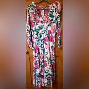 INC International Concepts Pink Floral Dress